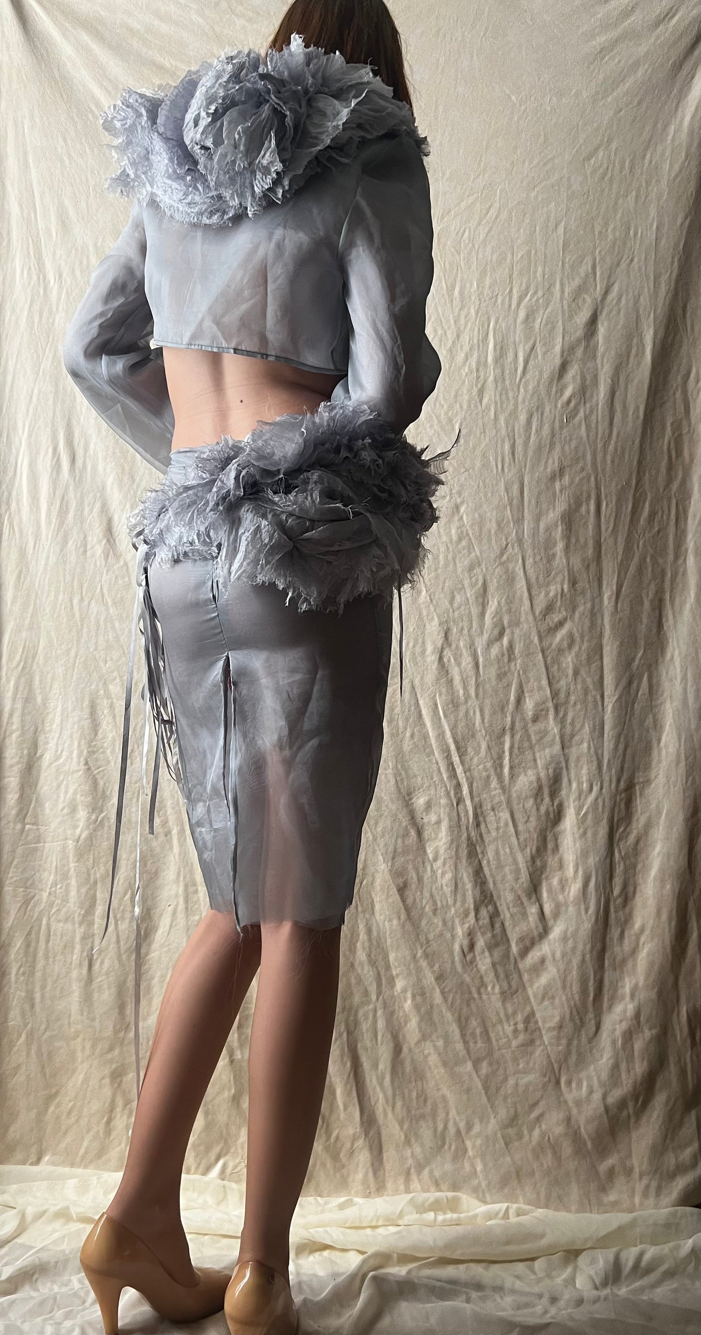 Silk "Fur" Waist Piece