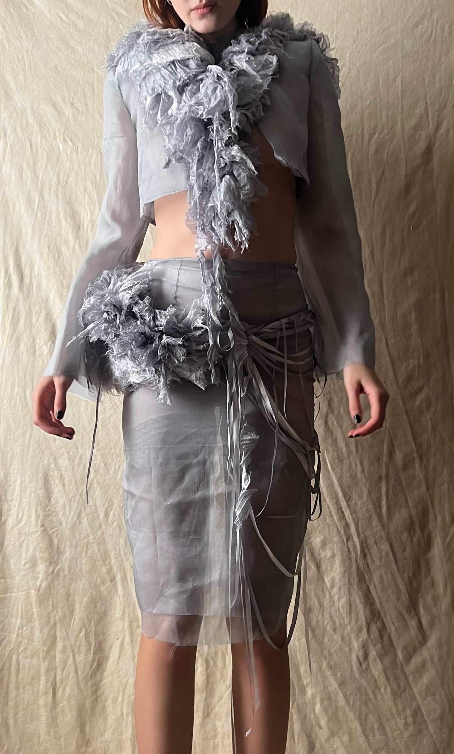 Silk "Fur"  Collar