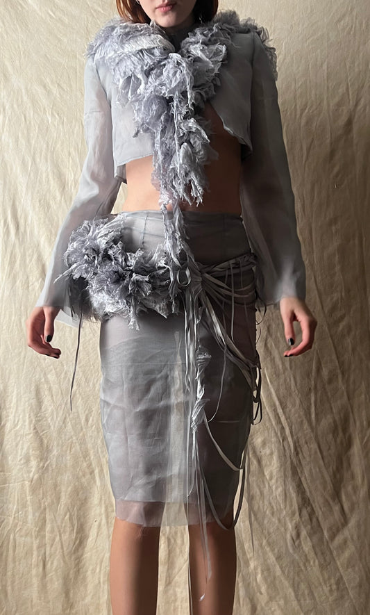 Silk "Fur"  Collar