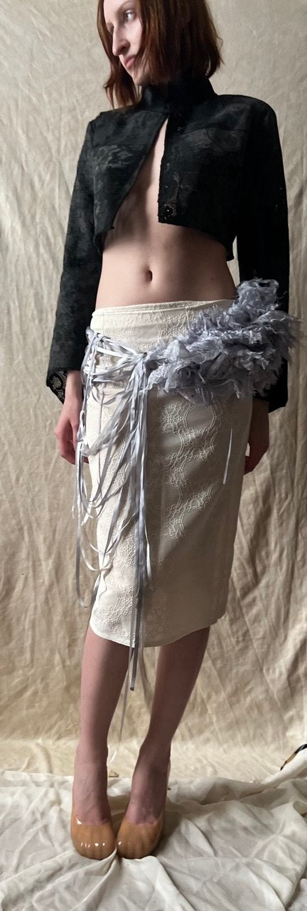 Silk "Fur" Waist Piece